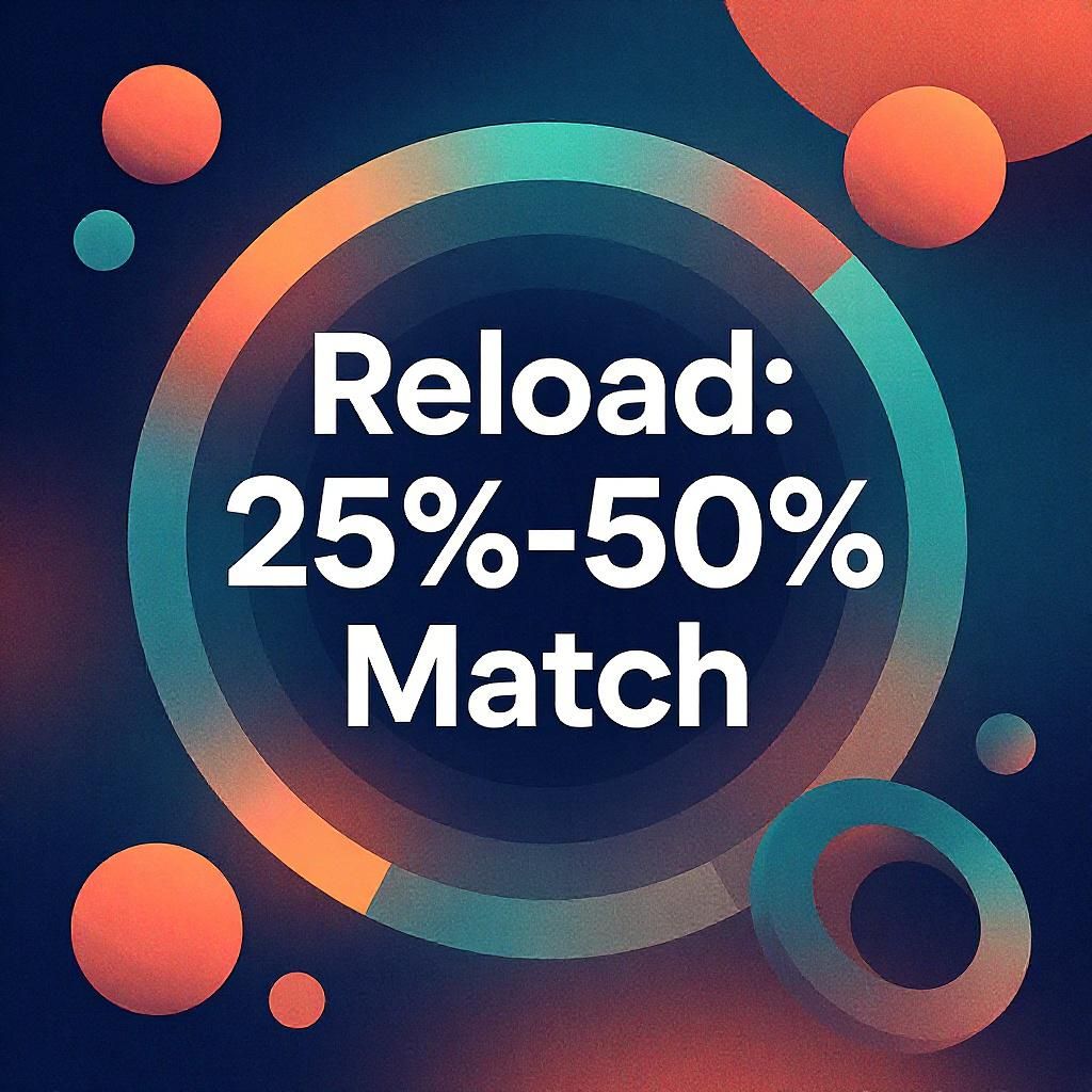 Reload: 25%-50% Match Reload: 25%-50% Match
